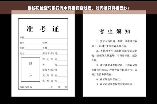 揭秘纪检查与银行流水真相调查过程，如何揭开真相面纱？