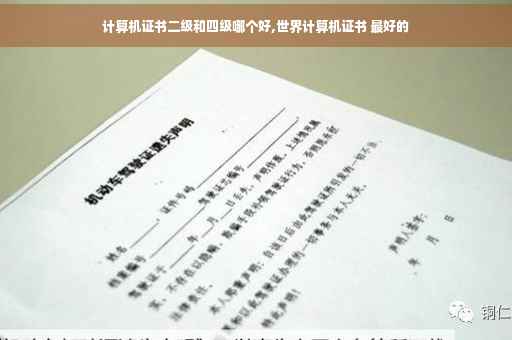 计算机证书二级和四级哪个好,世界计算机证书 最好的