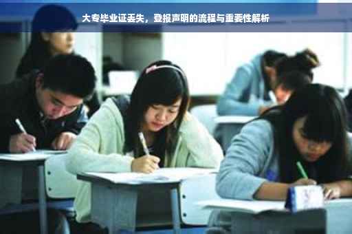 大专毕业证丢失，登报声明的流程与重要性解析