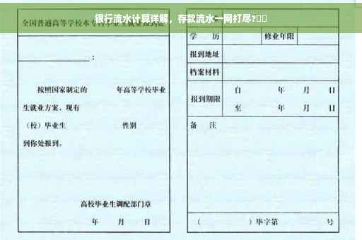 银行流水计算详解，存款流水一网打尽?⚡️