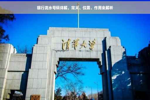 银行流水号码详解，定义、位置、作用全解析