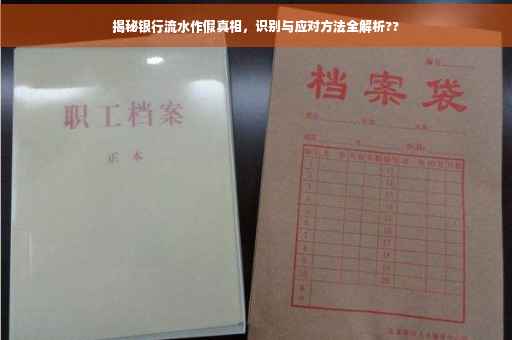 揭秘银行流水作假真相，识别与应对方法全解析??