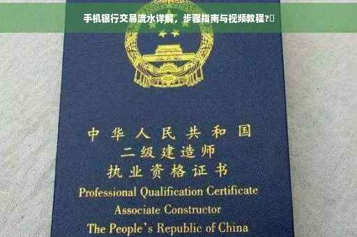 手机银行交易流水详解，步骤指南与视频教程?✨
