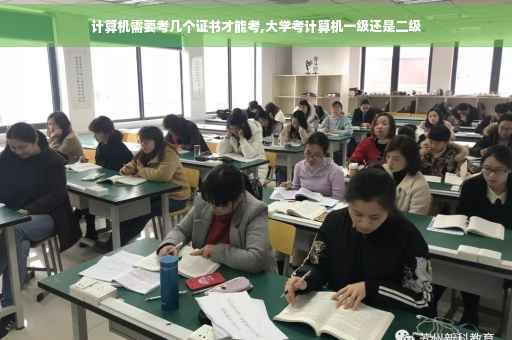 计算机需要考几个证书才能考,大学考计算机一级还是二级