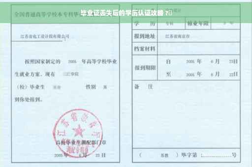 毕业证丢失后的学历认证攻略 ?✨