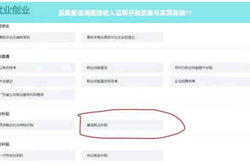 深度解读海底捞收入证明开放政策与实用指南??