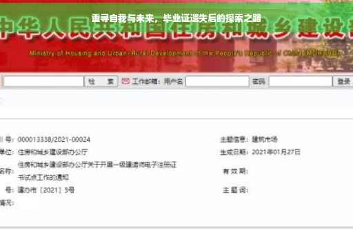 重寻自我与未来，毕业证遗失后的探索之路