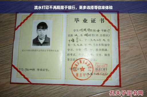 流水打印不再局限于银行，更多选择等你来体验