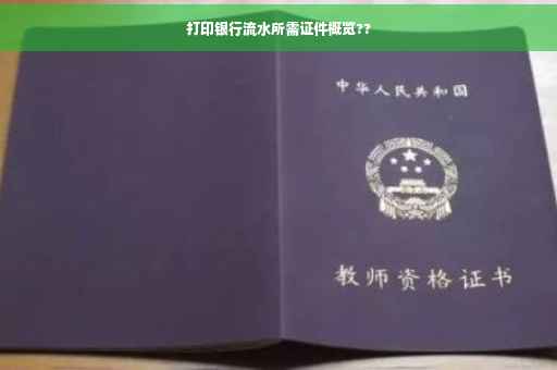 打印银行流水所需证件概览??