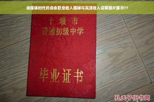 自媒体时代的自由职业收入揭秘与高清收入证明图片展示??