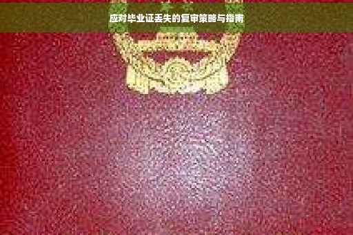 应对毕业证丢失的复审策略与指南