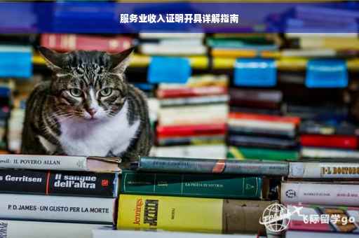 服务业收入证明开具详解指南