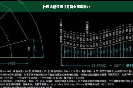 社区诊断证明书开具全面指南??