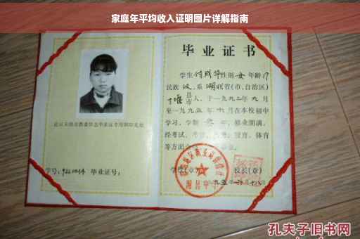 家庭年平均收入证明图片详解指南