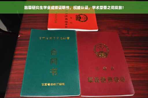 韩国研究生学业成绩证明书，权威认证，学术荣誉之花绽放！