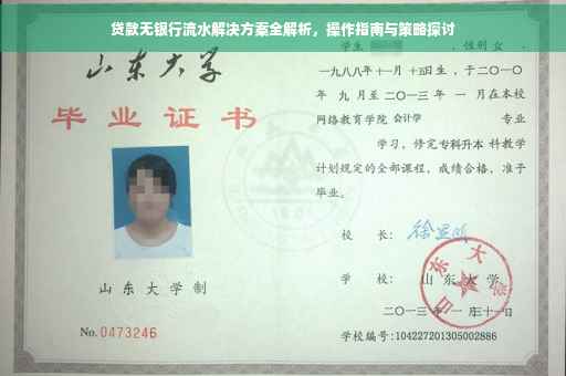 贷款无银行流水解决方案全解析，操作指南与策略探讨