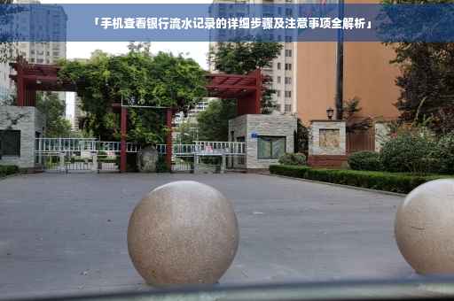 「手机查看银行流水记录的详细步骤及注意事项全解析」