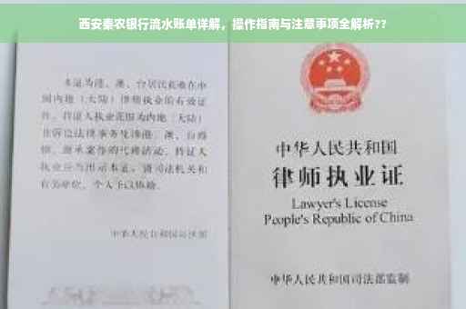 西安秦农银行流水账单详解，操作指南与注意事项全解析??