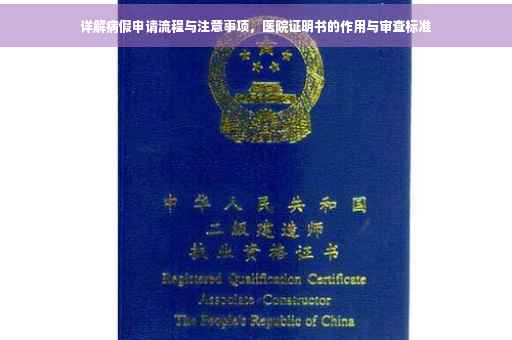 详解病假申请流程与注意事项，医院证明书的作用与审查标准