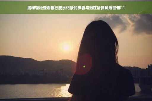 揭秘轻松查看银行流水记录的步骤与潜在法律风险警告⚡️