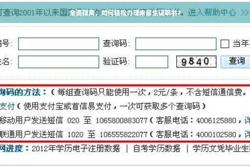 全面指南，如何轻松办理未超生证明书？