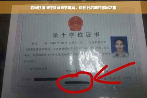 韩国旅游团存款证明书详解，轻松开启您的韩国之旅