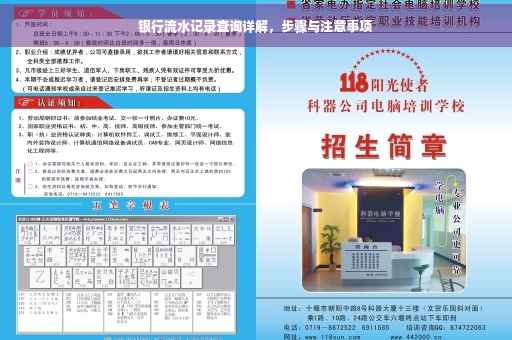 银行流水记录查询详解，步骤与注意事项