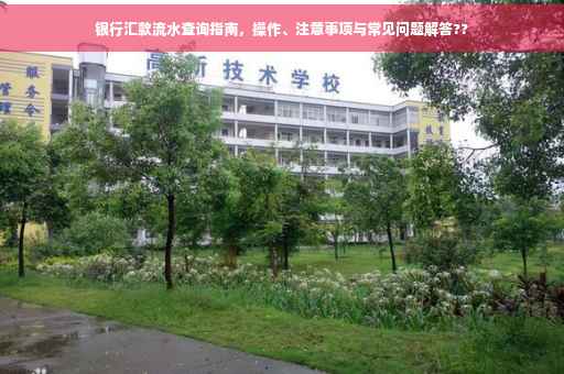 银行汇款流水查询指南，操作、注意事项与常见问题解答??