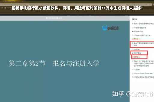 揭秘手机银行流水截图软件，真相、风险与应对策略??流水生成真相大揭秘！