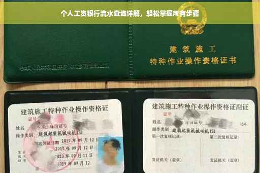 个人工资银行流水查询详解，轻松掌握所有步骤