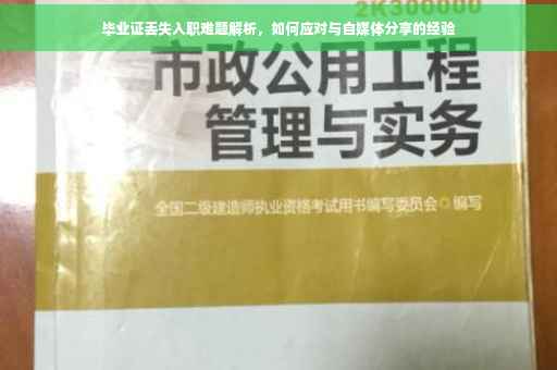 毕业证丢失入职难题解析，如何应对与自媒体分享的经验