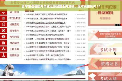 留学生遭遇国外毕业证寄回国丢失危机，应对策略探讨 ??