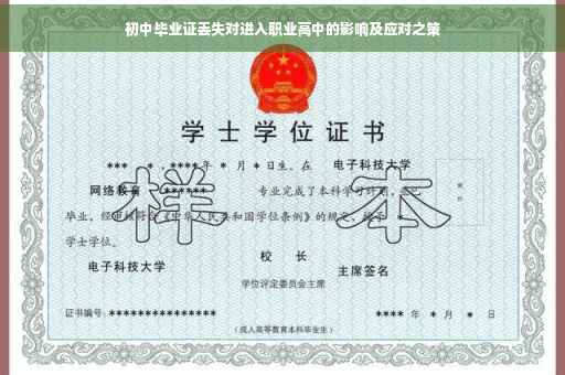 初中毕业证丢失对进入职业高中的影响及应对之策