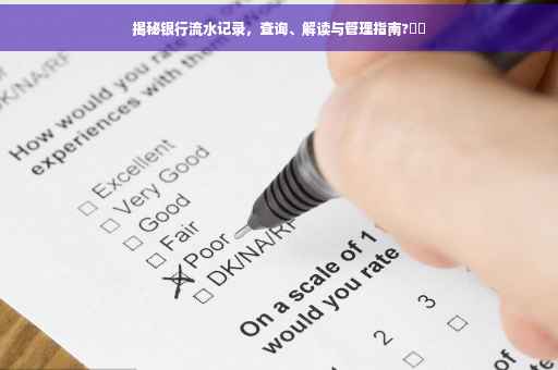 揭秘银行流水记录，查询、解读与管理指南?⚡️