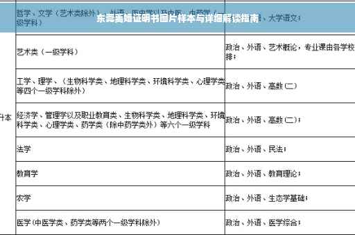 东莞离婚证明书图片样本与详细解读指南