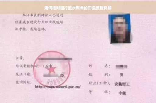 如何核对银行流水账单的印章流程详解