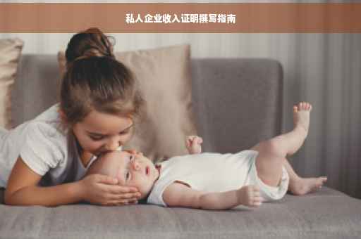 私人企业收入证明撰写指南