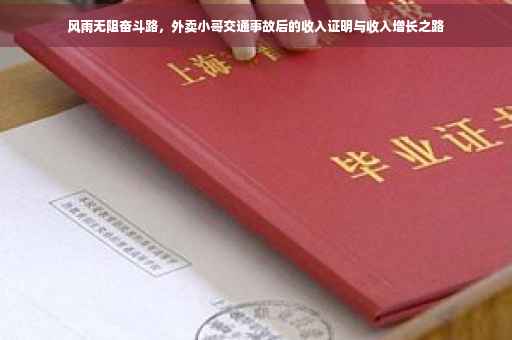 风雨无阻奋斗路，外卖小哥交通事故后的收入证明与收入增长之路