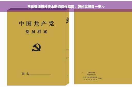 手机查询银行流水明细操作指南，轻松掌握每一步??