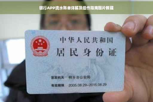 银行APP流水账单详解及操作指南图片教程