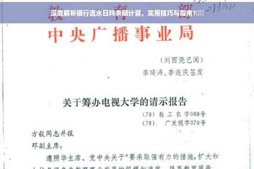 深度解析银行流水日均余额计算，实用技巧与指南?⚡️