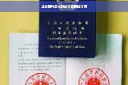 华夏银行流水导出步骤详解指南