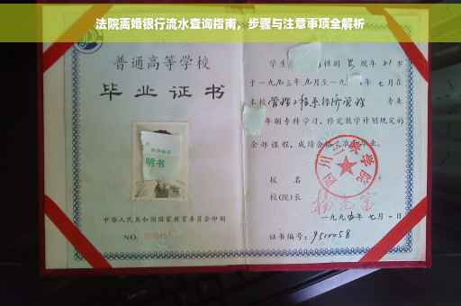 法院离婚银行流水查询指南，步骤与注意事项全解析