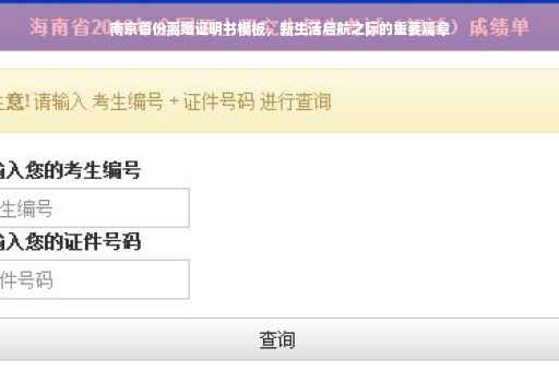 南京首份离婚证明书模板，新生活启航之际的重要篇章