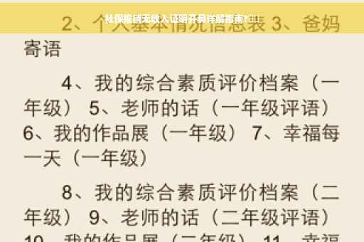 社保报销无收入证明开具详解指南?⚡️