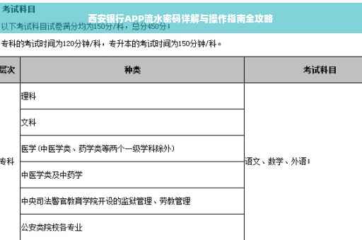 西安银行APP流水密码详解与操作指南全攻略