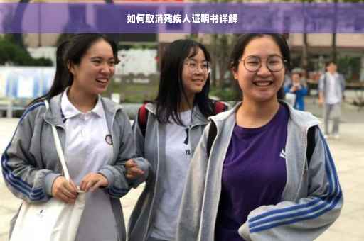 如何取消残疾人证明书详解