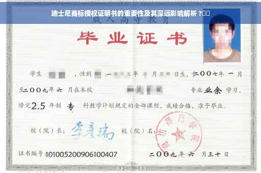 迪士尼商标授权证明书的重要性及其深远影响解析 ?⚡️
