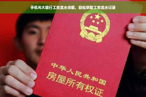 手机光大银行工资流水详解，轻松获取工资流水记录