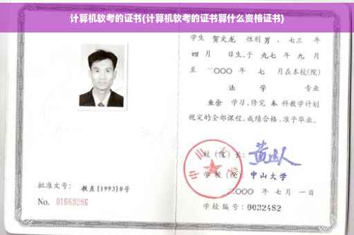 计算机软考的证书(计算机软考的证书算什么资格证书)